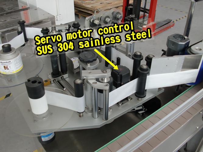 Двухсторонняя автоматическая этикетировочная машина крышки 5 галлонов для прилипателя собственной личности стикера