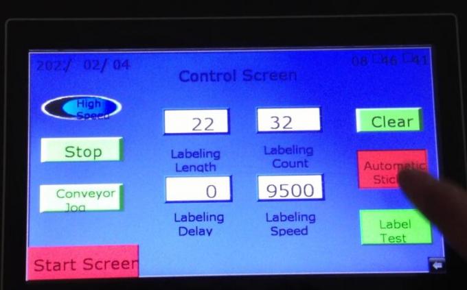 Автоматическая этикетировочная машина с двухсторонней наклейкой Magic Eye с поворотным столом