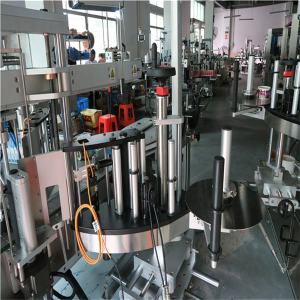 Этикетировочная машина стороны пластика / стеклянной бутылки двойная, этикетировщик квадратной бутылки