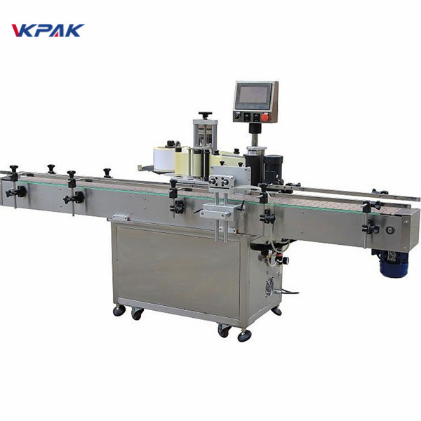 Автоматическая масляная вертикальная самоклеящаяся этикетировочная машина для круглых бутылок