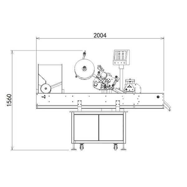 Высокоскоростная полностью автоматическая этикетировочная машина для бутылочек