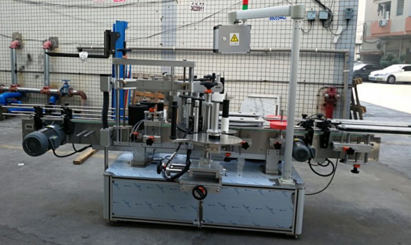 Китай Двусторонняя наклейка с эллиптической овальной бутылкой Автоматическая этикетировочная машина 1200 Вт поставщик