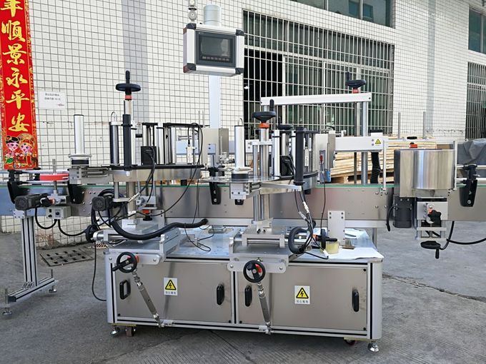 Двухсторонняя передняя и задняя самоклеящаяся этикетировочная машина с сенсорным экраном, полностью автоматическая